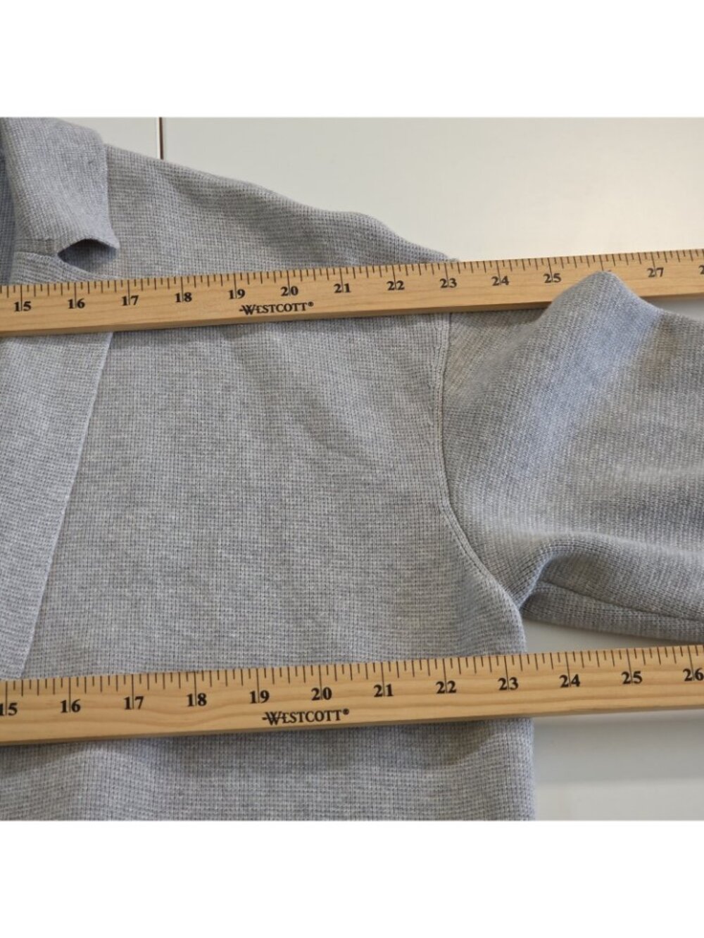 Talbots Women XL Grey Knit Sweater Blazer Coatigan Single Button Pocket Cardigan - Picture 6 of 16
